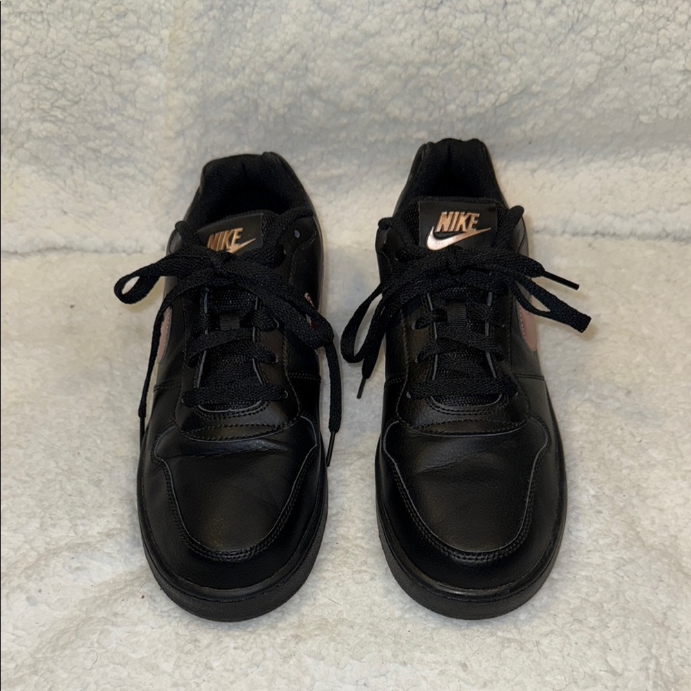 Nike Black Sneakers with Metallic Accents